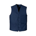 Unisex Navy Blue Vest w/ 3 Pockets